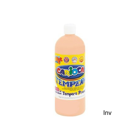Farba tempera 1000 ml łosoś Carioca do malowania na papierze, kartonie, drewnie i innych powierzchniach