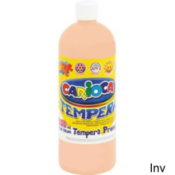 Farba tempera 1000 ml łosoś Carioca do malowania na papierze, kartonie, drewnie i innych powierzchniach