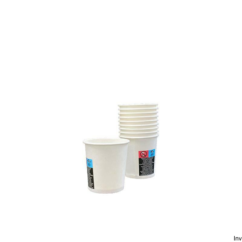 Kubek papierowy biały 100 ml, opakowanie 50 sztuk, Pap Star