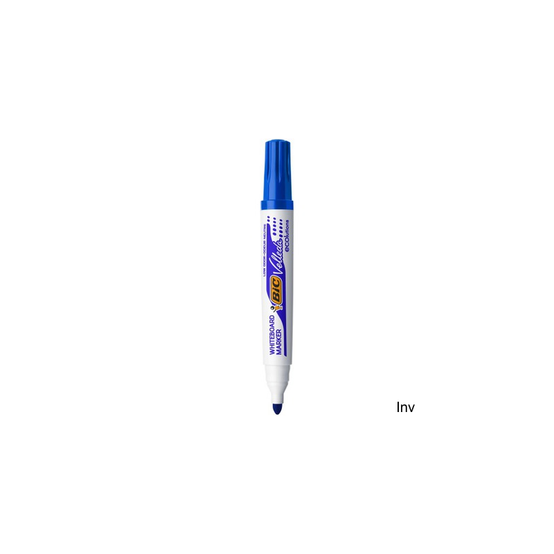 Bic Velleda 1741 marker suchościeralny niebieski, końcówka 3,7 mm - 5,5 mm, ekologiczny