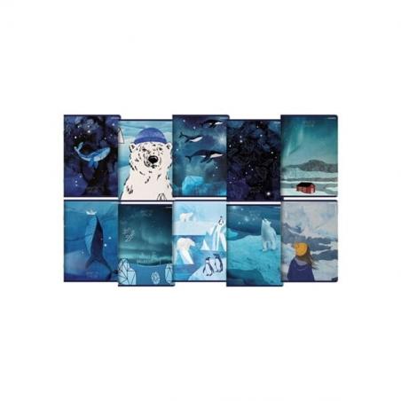 Zeszyt Top 2000 WINTER SAILOR A5 60 kartek 70g mix linia z marginesem