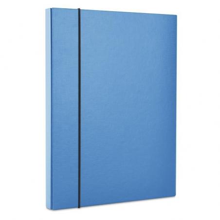 Teczka-pudełko z gumką DONAU, PP, A4/30, niebieska