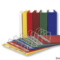 Segregator Biurfol A4 65mm 4-ringowy D-52 niebieski