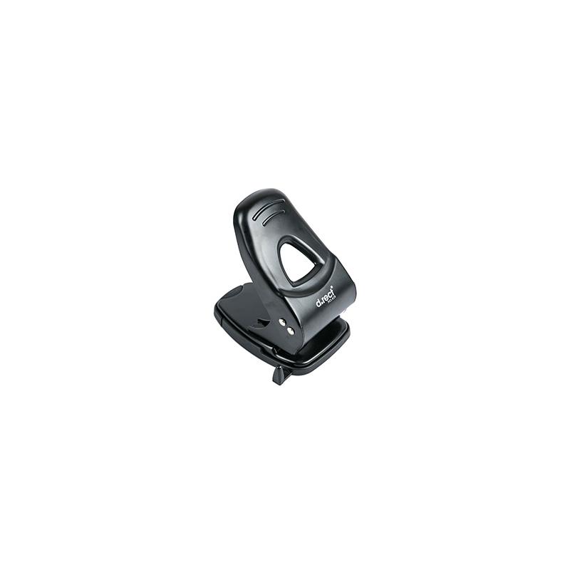 Dziurkacz D.RECT 0419, 6,5 mm, do biura i szkoły, ergonomiczny, solidny, kompaktowy