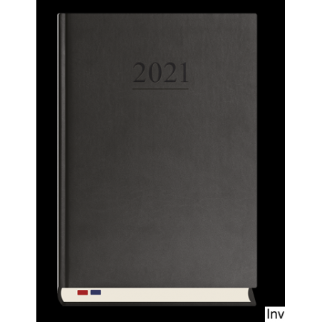 Kalendarz Stacjonarny A4 dzienny czarny 2023 Michalczyk i Prokop, 464 strony, papier offset 70g/m2
