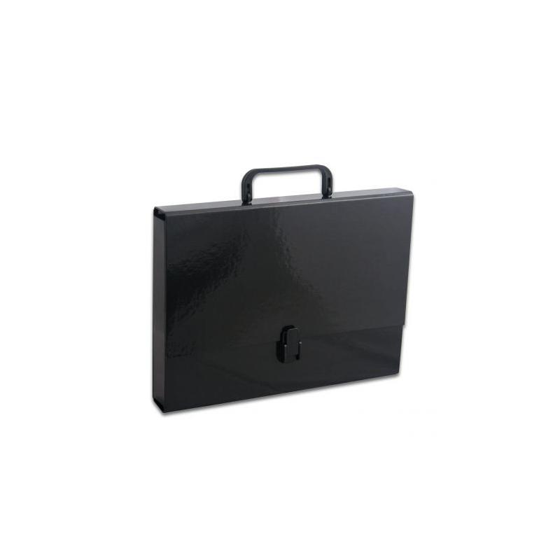 Teczka z rączką A4 5 cm czarna Tadeo Trading