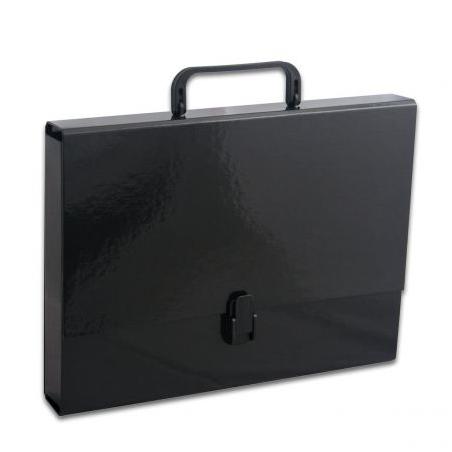 Teczka z rączką A4 5 cm czarna Tadeo Trading