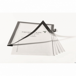Durable Duraframe NOTE A4 samoprzylepna ramka srebrna do pisania z uchwytem na długopis
