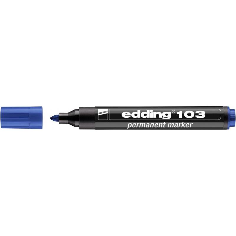 PAKIET Marker permanentny e-103 EDDING, niebieski