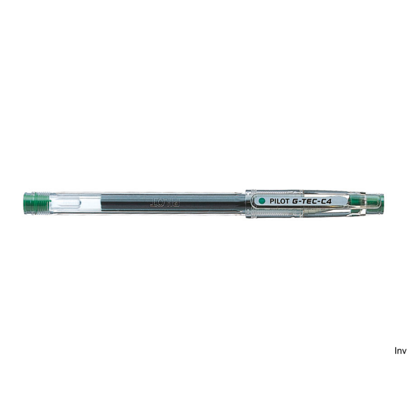 Pilot Pióro żelowe G-TEC-C4 zielone 0,2mm z wymiennym wkładem