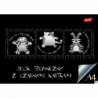 Blok techniczny A4 10 kartek 180 g/m2 czarny UNIPAP