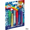 Klej brokatowy Fiorello 6 kolorów x 6 ml