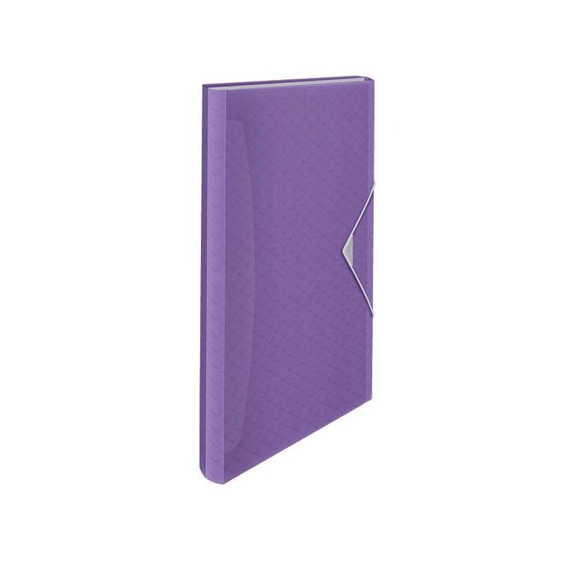 Teczka z przegródkami Esselte Colour Breeze, 6 przegródek, lawendowa