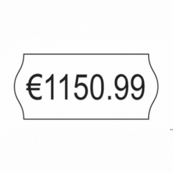 Etykiety cenowe Avery Zweckform 12x26 mm białe do metkownicy jednorzędowej, 15000 sztuk