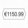 Etykiety cenowe Avery Zweckform 12x26 mm białe do metkownicy jednorzędowej, 15000 sztuk