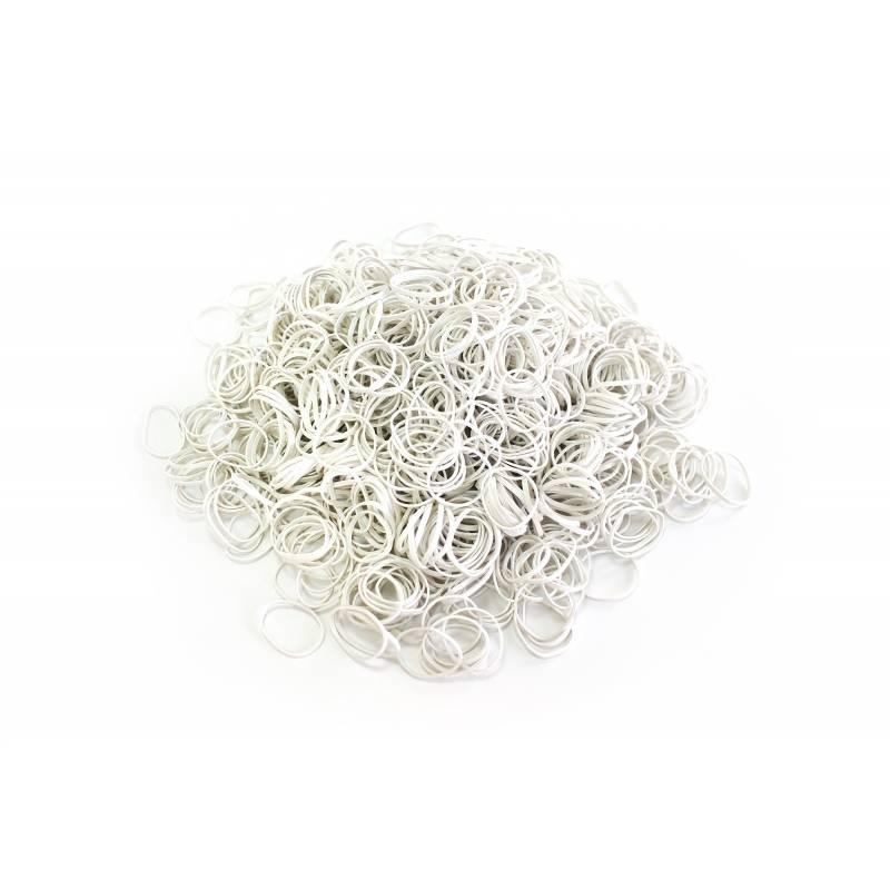 Gumki recepturki białe 50mm 1kg EMERSON