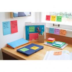 Karteczki samoprzylepne Post-it Super Sticky, PLAYFUL, 76x76mm, 6x90 kart.
