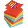 Karteczki samoprzylepne Post-it Super Sticky Z-Notes, PLAYFUL, 76x76mm, 6x90 kart.