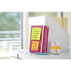 Karteczki samoprzylepne Post-it Super Sticky XL, CARNIVAL, w linię, 101x101mm, 6x90 kart.
