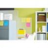 Karteczki samoprzylepne Post-it Super Sticky XL, CARNIVAL, w linię, 101x101mm, 6x90 kart.