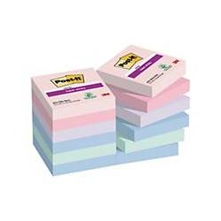 Karteczki samoprzylepne Post-it, SOULFUL, 47,6x47,6mm, 12x90 kart. - 1