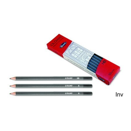 Ołówek techniczny, 2H, 12 szt. GRAND 160-1347