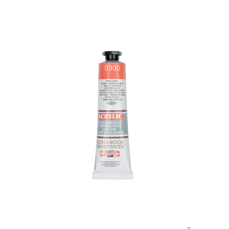 Farba akrylowa Koh-i-noor 162714 czerwona 0300 40 ml