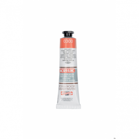 Farba akrylowa Koh-i-noor 162714 czerwona 0300 40 ml