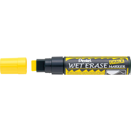Marker kredowy żółty 10-15 mm PENTEL do szkła i gładkich powierzchni