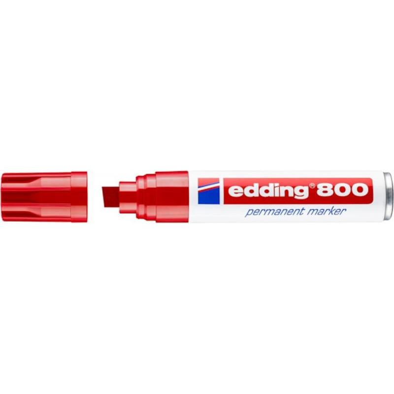 PAKIET Marker permanentny e-800 EDDING, 4-12 mm, czerwony