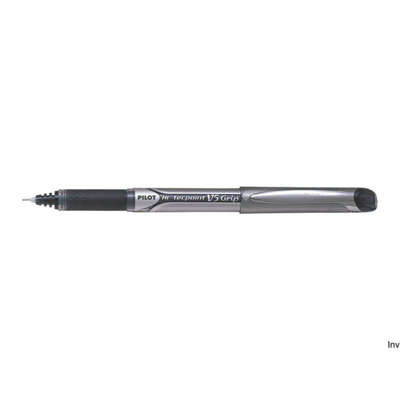 Cienkopis Pilot V5 Grip czarny 0,5 mm z gumowym uchwytem i wentylową skuwką