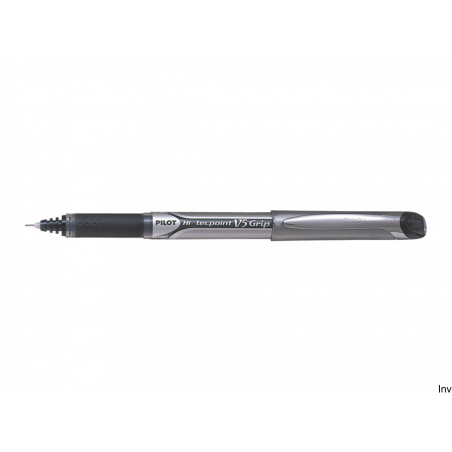 Cienkopis Pilot V5 Grip czarny 0,5 mm z gumowym uchwytem i wentylową skuwką