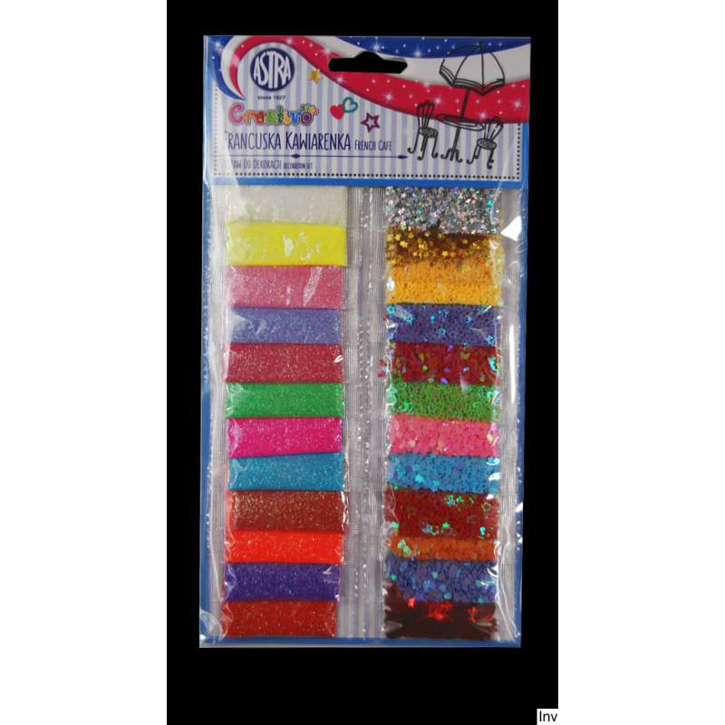 Zestaw do dekoracji "Francuska Kawiarenka" 24 sztuki x 2g Astra