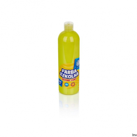 Farba szkolna Astra 500 ml cytrynowa