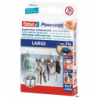 Plastry samoprzylepne Tesa Powerstrips duże 10 sztuk do mocowania przedmiotów do 2 kg