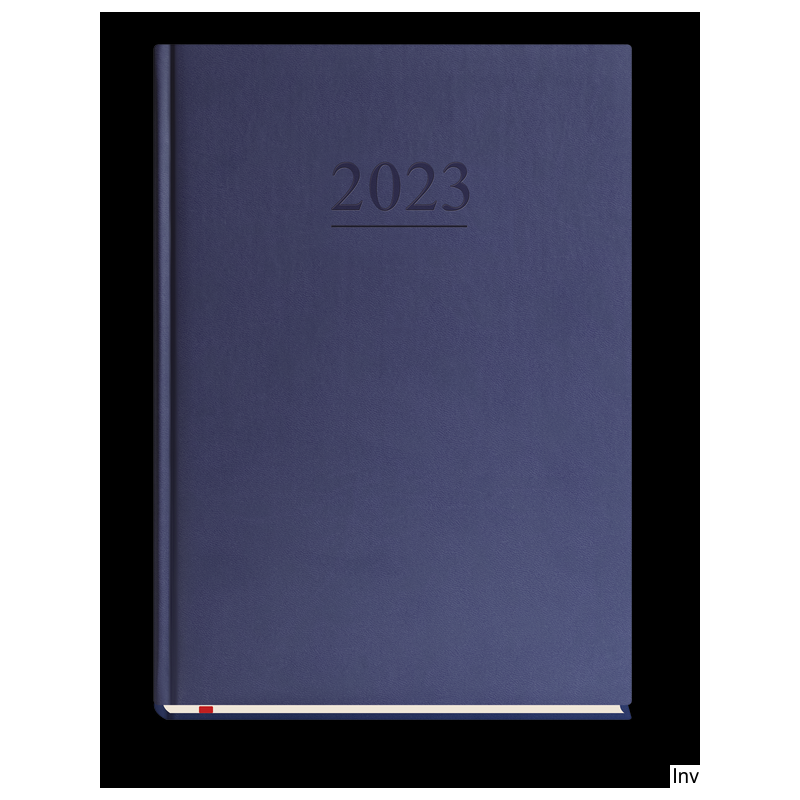 Kalendarz tygodniowy B5 granatowy 2023 Michalczyk i Prokop, 144 strony, oprawa skóropodobna Vivella