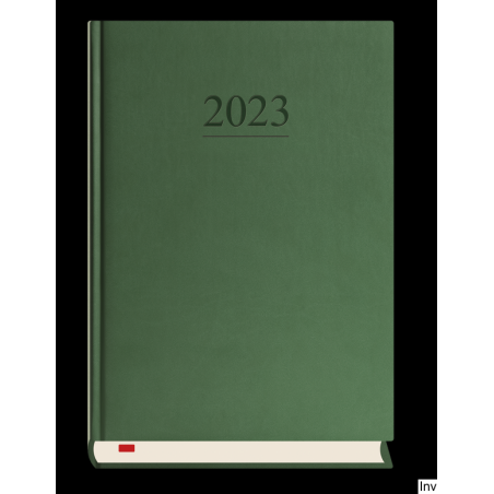 Kalendarz Menadżera 2023 A5 dzienny zieleń Michalczyk i Prokop, 360 stron, oprawa skóropodobna, papier offset 70 g/m2