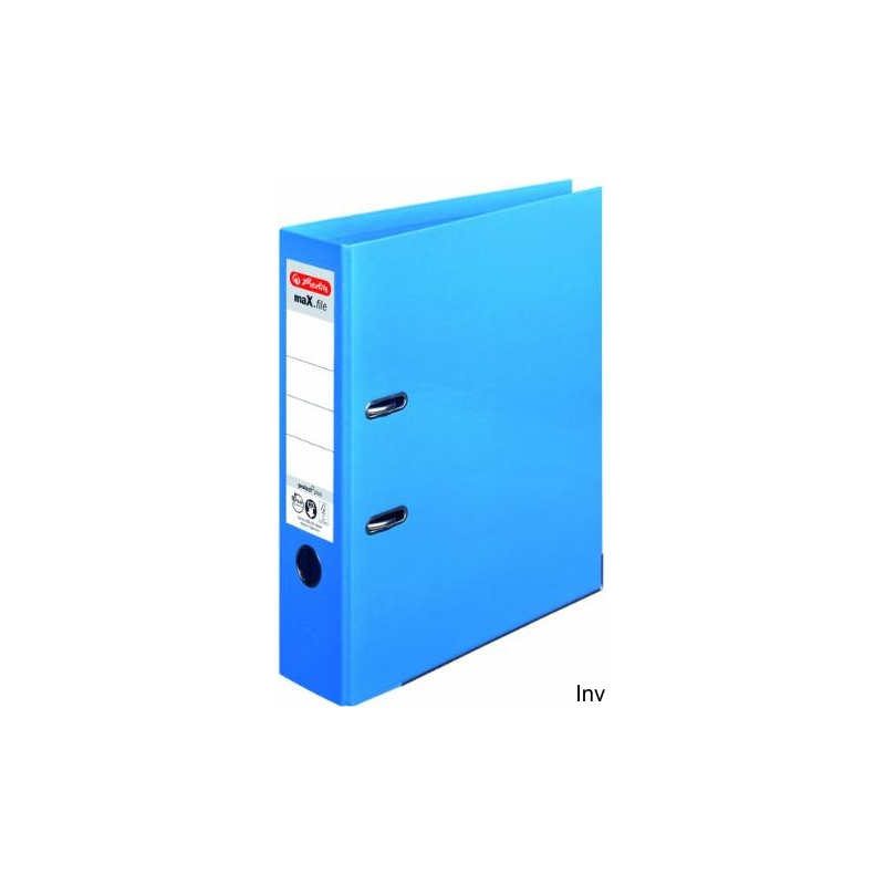 Segregator A4 8cm niebieski Herlitz VOLL J.NIE MAX.FILE PP