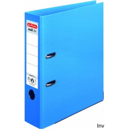 Segregator A4 8cm niebieski Herlitz VOLL J.NIE MAX.FILE PP