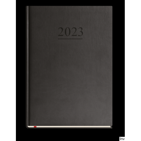 Kalendarz tygodniowy B5 czarny Michalczyk i Prokop 2023, oprawa skóropodobna, 144 strony, papier offset 70 g/m2