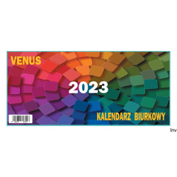 Kalendarz biurowy B5 VENUS 2023 Beskidy, kolorowa okładka, kalendarium dwukolorowe, 17,5 x 27 cm