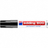 Marker permanentny Edding E-800 czarny końcówka ścięta