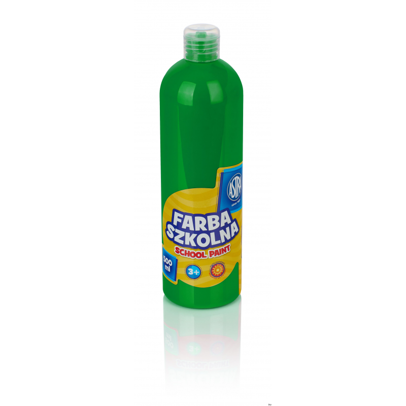 Farba szkolna Astra 500 ml zielona jasna