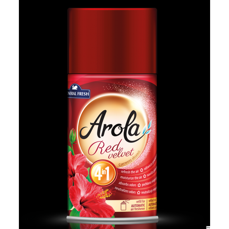 Wkład do odświeżacza AROLA 250ml czerwony aksamit General Fresh