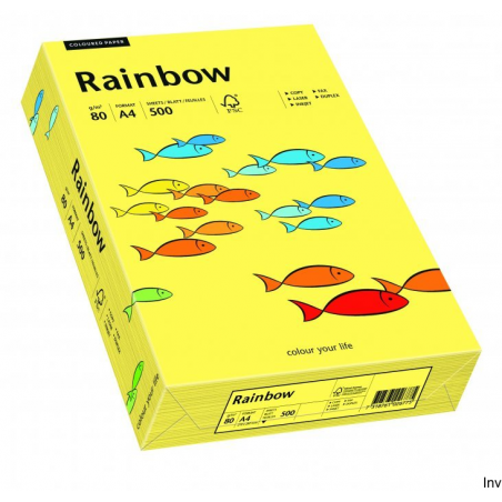 Papier xero kolorowy RAINBOW żółty R16 88042343