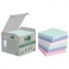 Karteczki samoprzylepne POST-IT Recycled Notes, 76x76mm, 6x100 kart., pastelowe mix