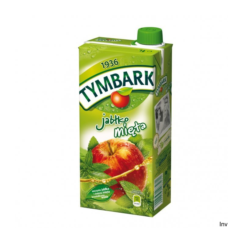 Napój Tymbark Jabłko-Mięta 1l Karton