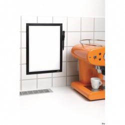 Durable Duraframe NOTE A4 samoprzylepna ramka czarna do pisania z uchwytem na długopis