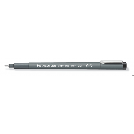 Cienkopis Staedtler z atramentem pigmentowym 0,3 mm czarny, 10 sztuk w opakowaniu