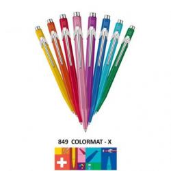 Długopis CARAN D'ACHE 849 Colormat-X, M, różowy
